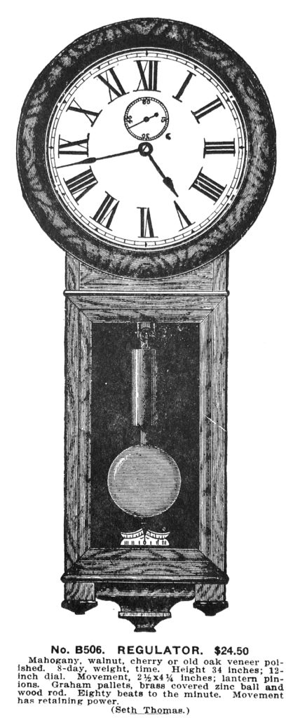 Pendulum Wood Rod for Ansonia Clock Company Regulator "A" Clock 