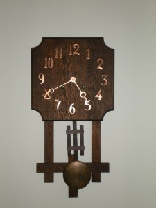 Arts & Crafts Wall Clock