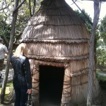 Mission Delores native American hut