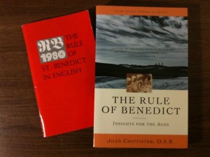 Books of the rule of Saint Benedict
