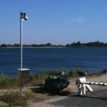 Security cameras at Folsom Lake
