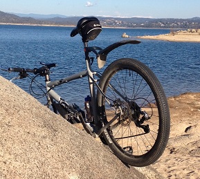 Even the best rider can get tossed mountain biking around Folsom Lake