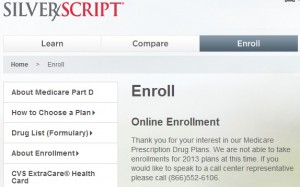 SilverScript closed to new enrollment until they satisfy Medicare.