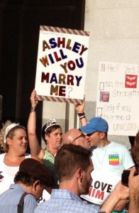 Ashley, will you marry me? #gaymarriage #LGBT