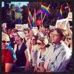 We Are family. Marriage Equality Rally Sacramento, California
