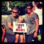 I love my moms, families at the marriage equality rally.