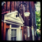 A collage of architectural styles to this residence on an alley in Amador City.