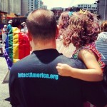 Father-Daughter Day at the Bay Area Intactivists SF Pride Parade on Howard St.