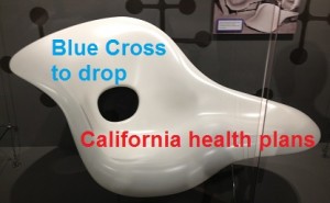 Anthem Blue Cross will discontinue certain plans in California because they are contracting with Covered California.