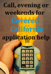 Telephone assistance with Covered California applications