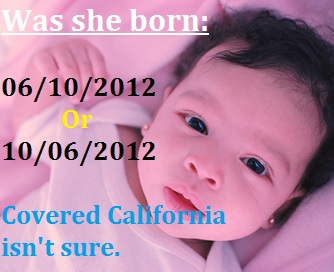 Covered California date of birth errors