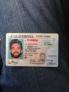 document number on drivers license california