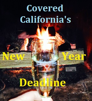 Raise your glass to a New Year's deadline from Covered California.