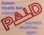Kaiser, Health Net extend Covered California premium payments