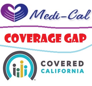 Medi-Cal and Covered California team up for a coverage gap based on estimated income.