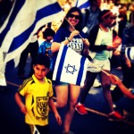 Israel Matters, proudly walking in the Picnic Day parade in 2014.
