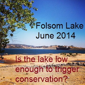Is the lake level low enough to trigger conservation measures yet?