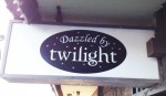 Dazzled by Twilight sign in Forks, Washington.
