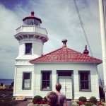 Light house at Mukilteo in Washington.
