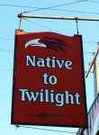 Native to Twilight, Forks, Washington, street sign.
