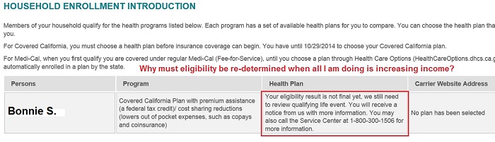 You can't stay in your current health plan until your qualifying event has be approved.