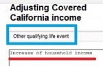 Adjusting income is a qualifying event for Special Enrollment Period.