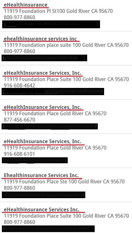 List of Certified Insurance Agents at eHealth in Gold River. Can independent agents compete against low commissions and transient brokers?