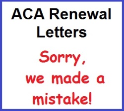 Numerous renewal letters have incorrect information about plan benefits or limits.