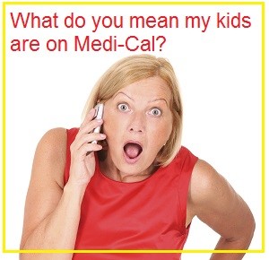 Parent's can be shocked when their children are placed into Medi-Cal through Covered California because of the family income.