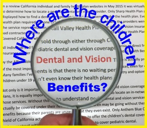 California health plans hide pediatric dental and vision providers from members.