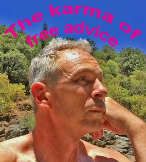 Kevin Knauss contemplates the karma of giving free health insurance advice.