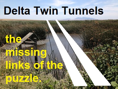 Delta Twin Tunnels project is the missing link to a secure and sustainable water system in California.