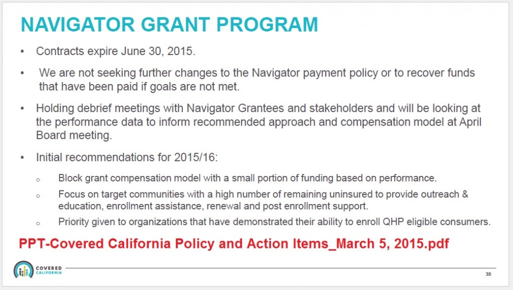 Covered California funds Navigator program, cuts agent compensation