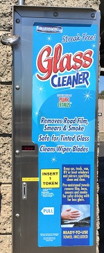 Well kept accessory items available at the Citrus Heights Car Wash.