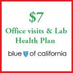 Blue Shield of California Silver Seven 3750 health plan for 2017 offers $7 office visits and labs with a $3750 deductible.