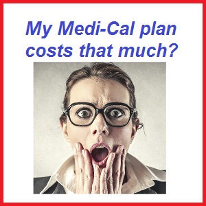 Medi-Cal monthly capitation rates can range from $415 to $575 for individuals under the expanded MAGI Medi-Cal in California.