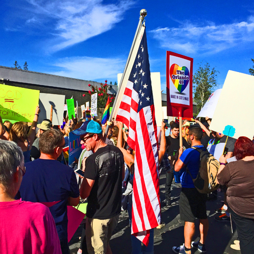 American_Flag_Verity_Baptist_Church_protest