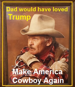 Knauss, Cowboy, picture, image, Trump, America