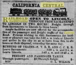 California, Railroads, Judah, Sacramento, Folsom, Orangevale, Roseville, Maps