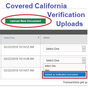 Proof of Income, Covered California