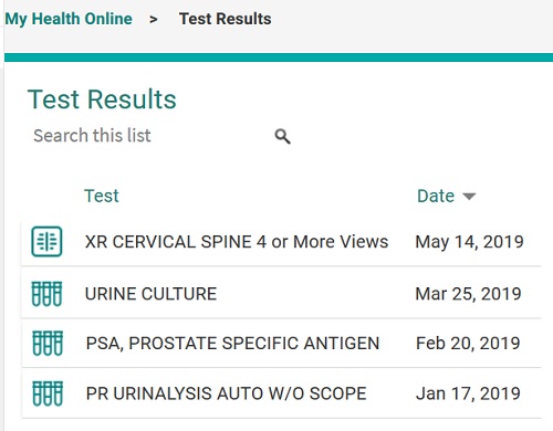 Quick test results without calling doctor.