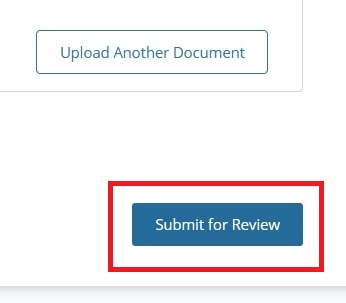 After uploading, scroll down and click Submit for Review.