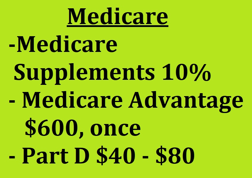 Medicare Supplement enrollments are usually paid on a commission, while Medicare Advantage plan enrollments have a one-time fee paid to agents.