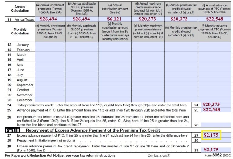 health-insurance-1095a-subsidy-flow-through-irs-tax-return