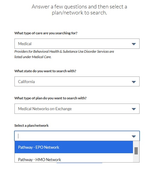 While the health plan's website is the best source of verifying provider network status, you need to carefully set the search conditions for accuracy.