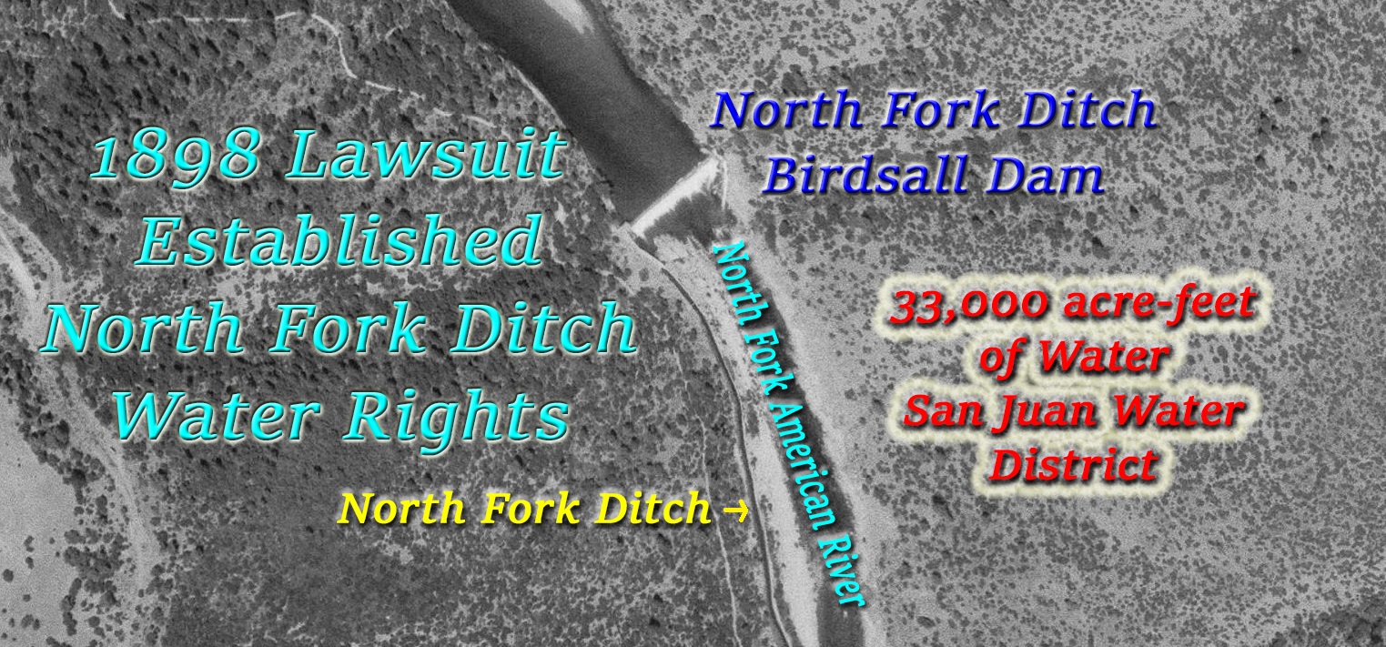 Folsom Powerhouse versus North Fork Ditch, 1898.