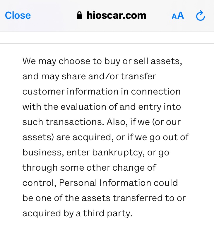 Oscar states you are now an asset of their company, listed on the balance sheet. You cannot see your digital portrait asset. It is secret. It is valuable, but you can't have it, even though you created it.