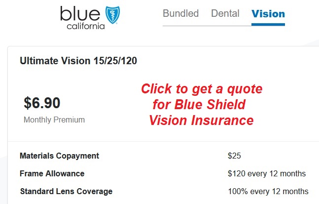 Blue Shield vision insurance plans.