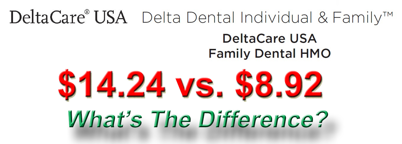 The off-exchange dental HMO plan directly from Delta Dental is significantly less expensive than the Covered California version.