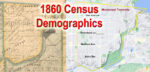 Demographics and occupations of residents in northeast Sacramento County in 1860.